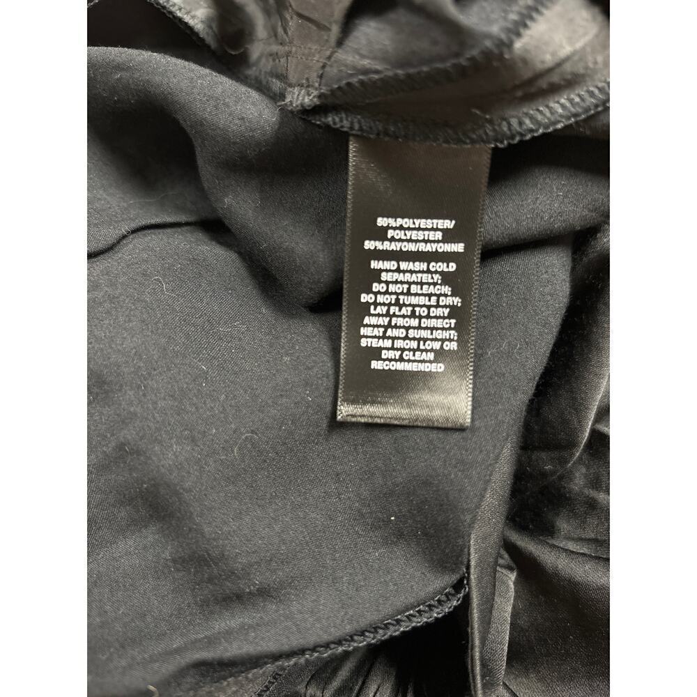 Lafayette 148 New York Black Pull On Dress Minimalist Lightweight Pants Size S - Picture 6 of 6